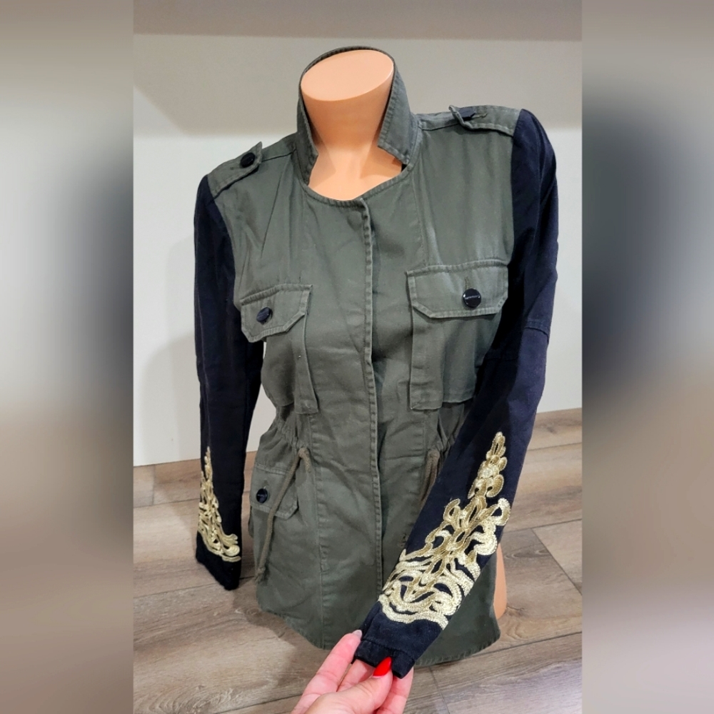 Sanctuary Clothing green jacket